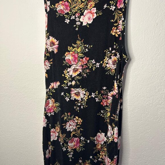 Floral Tulip Style Midi Tank Dress - Picture 4 of 5